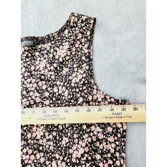 G. Dresse Great American Sportswear Ditsy Floral Sleeveless Dress Size Large - Picture 7 of 11
